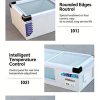 Commercial Stainless Steel Display Freezer — Countertop Merchandiser image preview