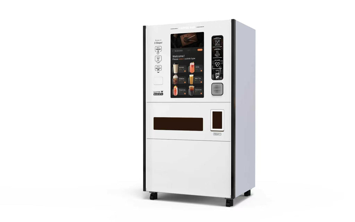 Multi-Drink Vending Machine — Coffee, Soda, Tea & Sparkling Water