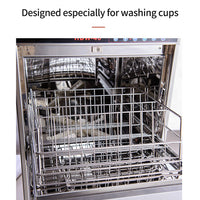 Commercial Front-Loading Glasswasher — Stainless Steel, 30 Baskets/Hour image preview