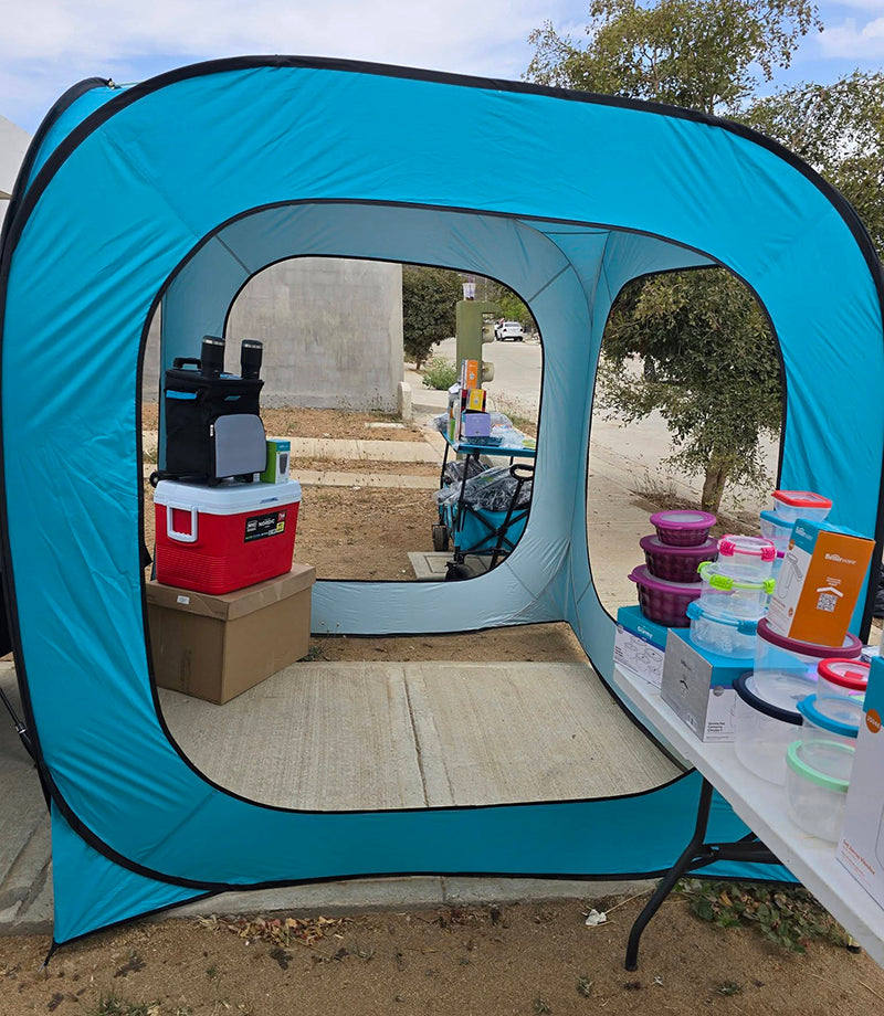 Pop-Up Beach Cabana Sun Shelter — Waterproof UV-Protection Tent