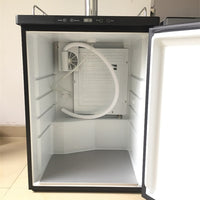 2-Tap Beer Kegerator — Stainless Steel image preview