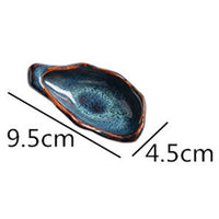 Japanese Porcelain Oyster Plate — Irregular Shape, 3 Sizes image preview