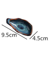 Japanese Porcelain Oyster Plate — Irregular Shape, 3 Sizes, style Japanese