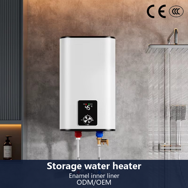 Electric Storage Water Heater — Enamel Tank, 10–100 L