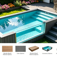 Prefab Above-Ground Fiberglass Swimming Pool — Container Series — превью изображения
