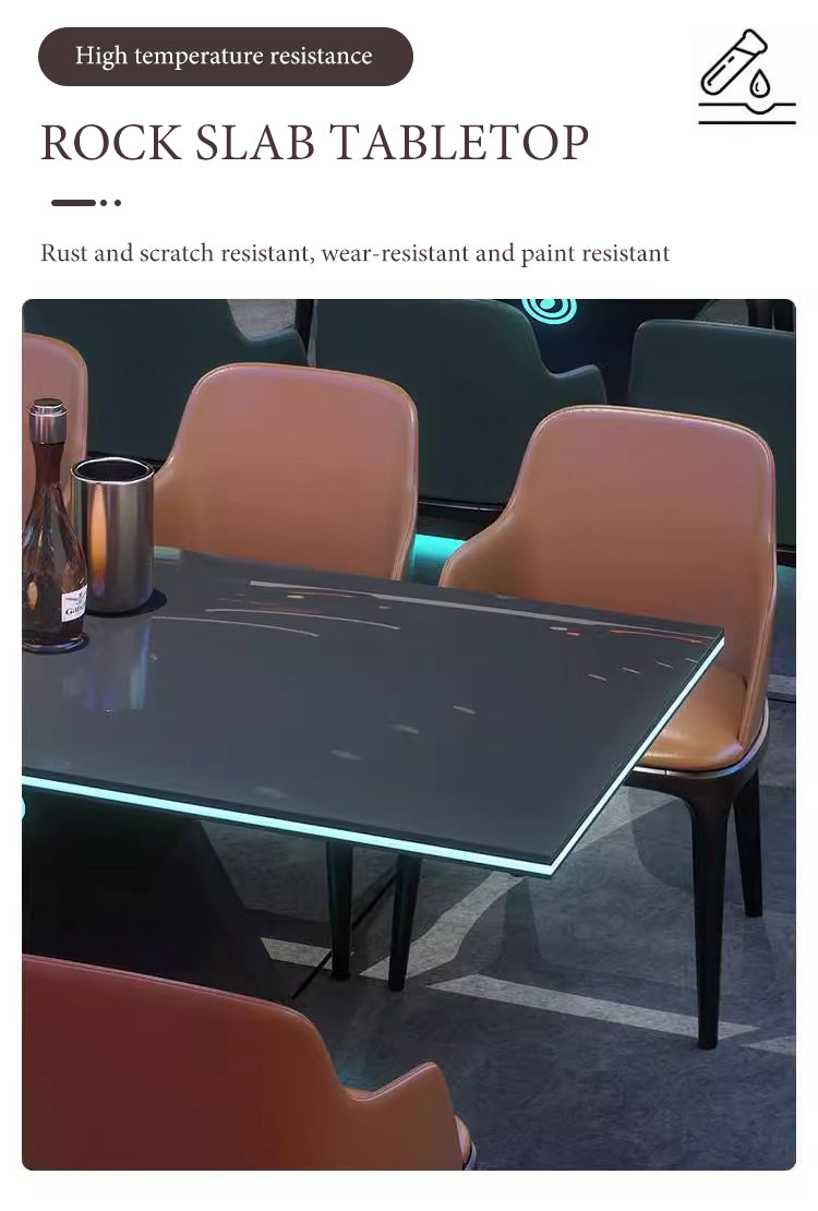 Modern Bar Furniture Set — Cross-Back Chairs & Wood-Top Tables