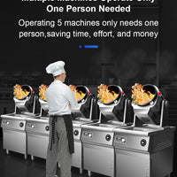 Commercial Automatic Stir-Fry Cooking Robot — Electric Wok Machine image preview