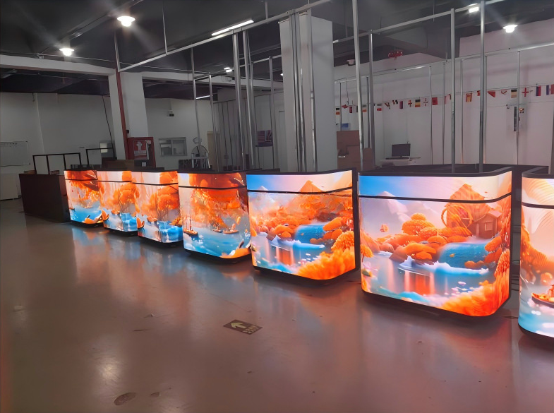 Mobile LED Counter Screen — Portable Reception & DJ Booth Display