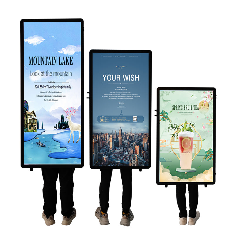 Portable Backpack LED Billboard — Double-Sided Light Box
