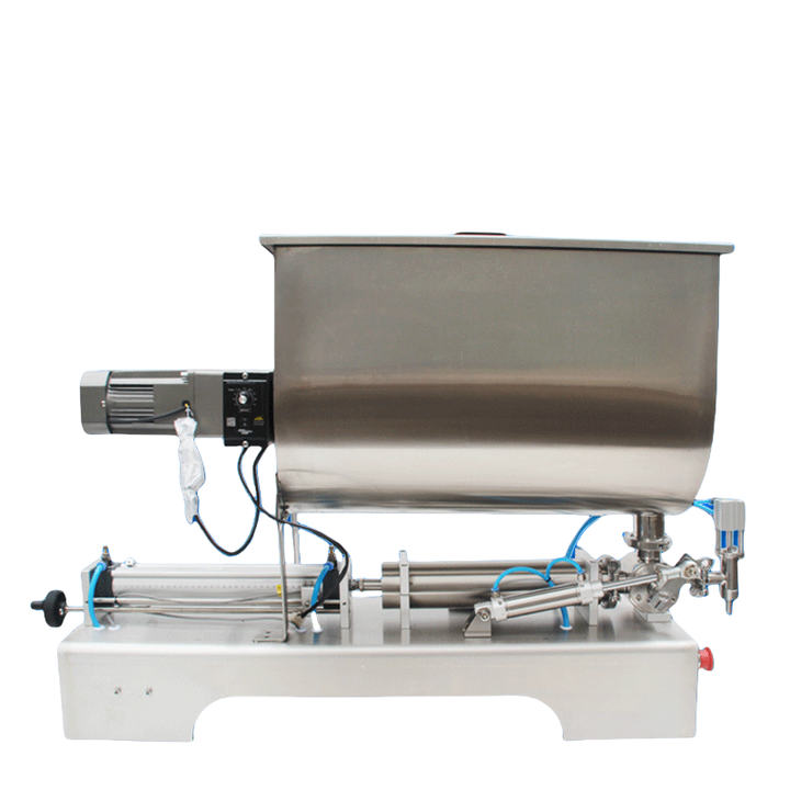 Semi-Automatic Piston Filling Machine — Heated Hopper & Agitator