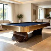 Solid Walnut Slate Pool Table — American 7/8/9 ft image preview