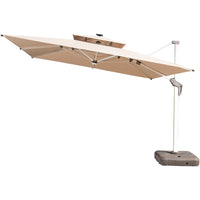 Cantilever Patio Umbrella — Aluminum LED Offset Parasol image preview