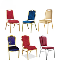 Stackable Metal Banquet Chair — Upholstered Event &amp; Hotel Seating image preview