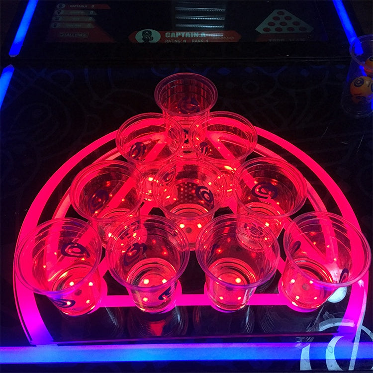 LED Beer Pong Table — Light-Up Arcade Bar Game Table
