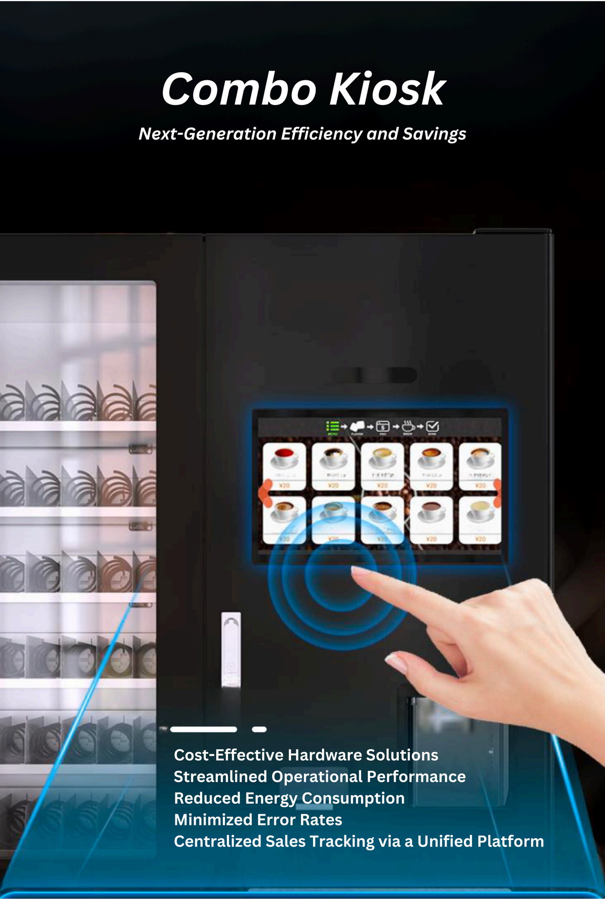 Automatic Hot Food Vending Machine — Cook & Serve