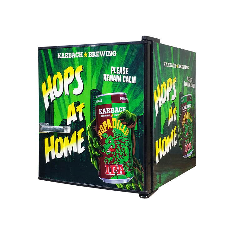 Transparent-Display Beverage Cooler — Digital Door Merchandiser