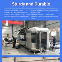 Commercial Mobile Food Trailer with Full Kitchen — BBQ &amp; Bar image preview