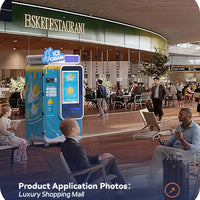 Automatic Soft Serve Ice Cream Vending Machine — 32" Touchscreen, DIY Flavors image preview