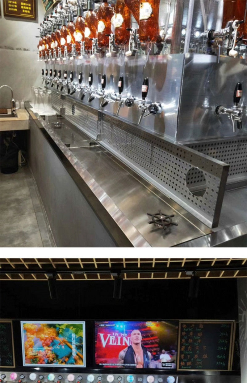 Commercial All-in-One Craft Beer Wall Dispenser — Integrated Tap & Cooling