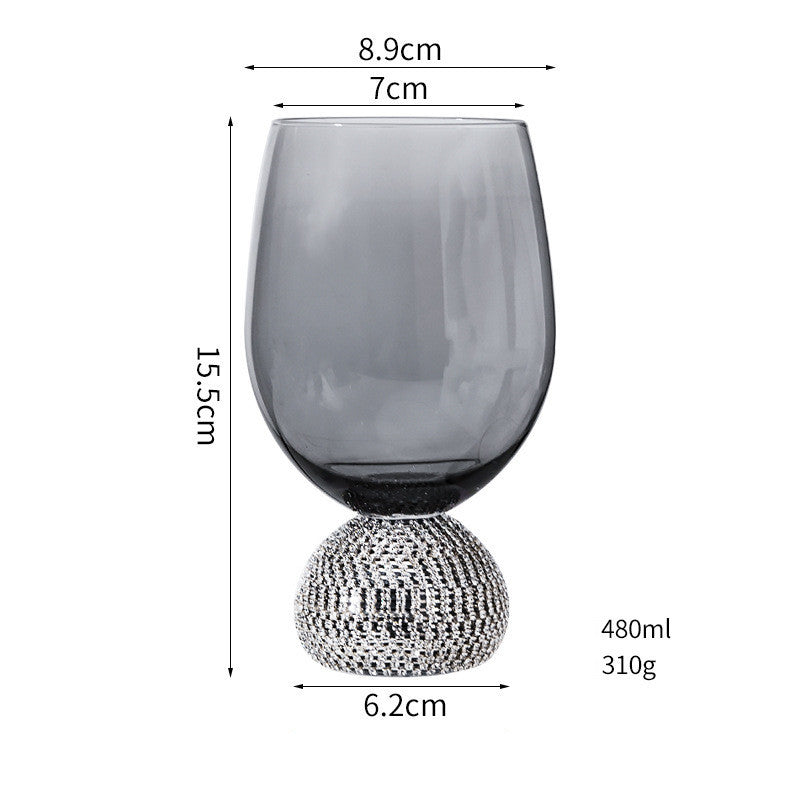 Luxury Diamond-Encrusted Crystal Glassware Collection