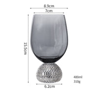 Diamond-Encrusted Crystal Glassware — Cocktail, Wine &amp; More image preview