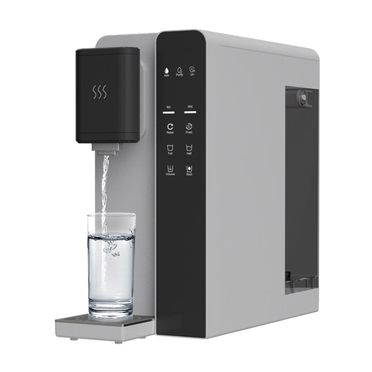 Countertop Reverse Osmosis Water Purifier with UV Sterilization and Instant Hot Water