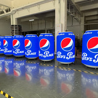Can-Shaped Cylinder LED Video Display — Custom Digital Signage image preview