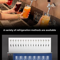 Commercial Draft Beer Dispenser — Air-Cooled Multi-Tap System image preview