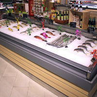 Commercial Refrigerated Seafood Display Case — Ice Deck image preview
