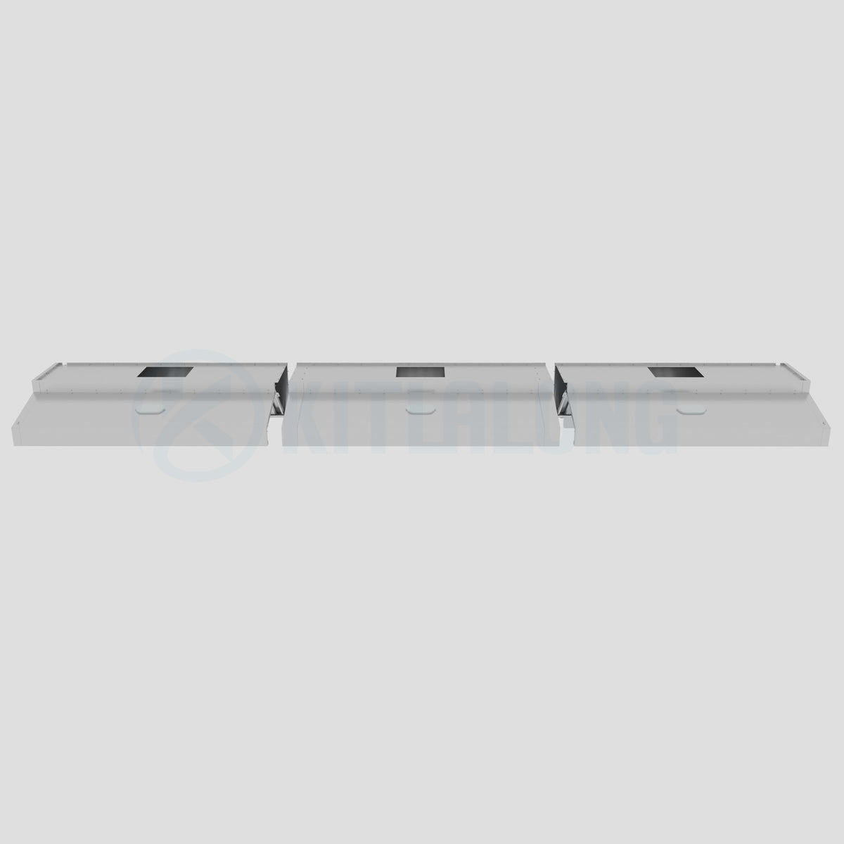Commercial Stainless Steel Wall-Mounted Exhaust Hood with Filter