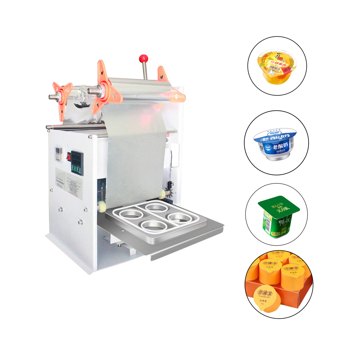 Manual Cup, Tray & Container Sealing Machine