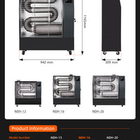 Commercial Diesel Radiant Heater — 13 kW, 50 L Tank image preview