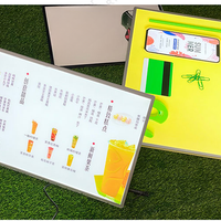 Slim LED Menu Light Box — Aluminum Snap Frame, A2 image preview