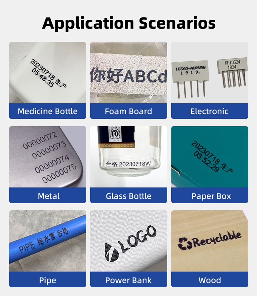 Benchtop Static Inkjet Coder — 600 DPI Touchscreen
