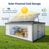 Solar-Powered Walk-In Cold Storage Room — Off-Grid
