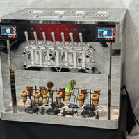 Commercial Soft Serve Ice Cream &amp; Slush Machine — 7 Flavors, 4 Cylinders image preview