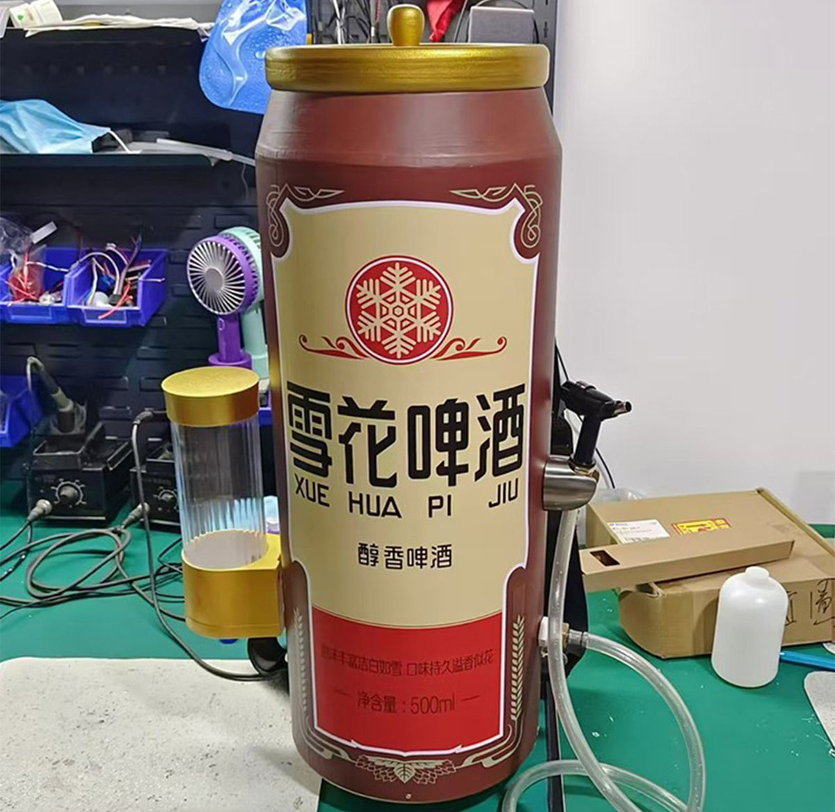 Wearable Backpack Beverage Dispenser — Mobile Event Drink Server