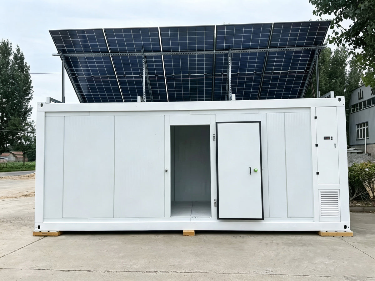 Solar-Powered Walk-In Cold Storage Room — Off-Grid