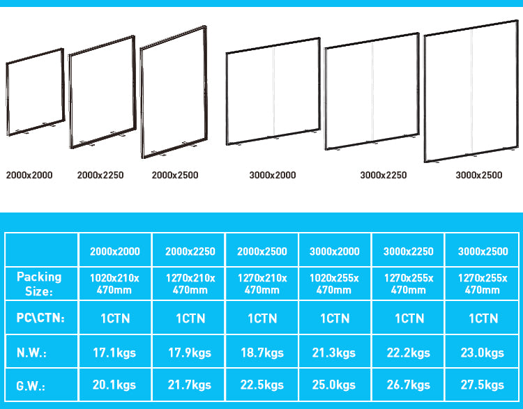 SEG LED Backlit Light Box — Aluminum Fabric Frame