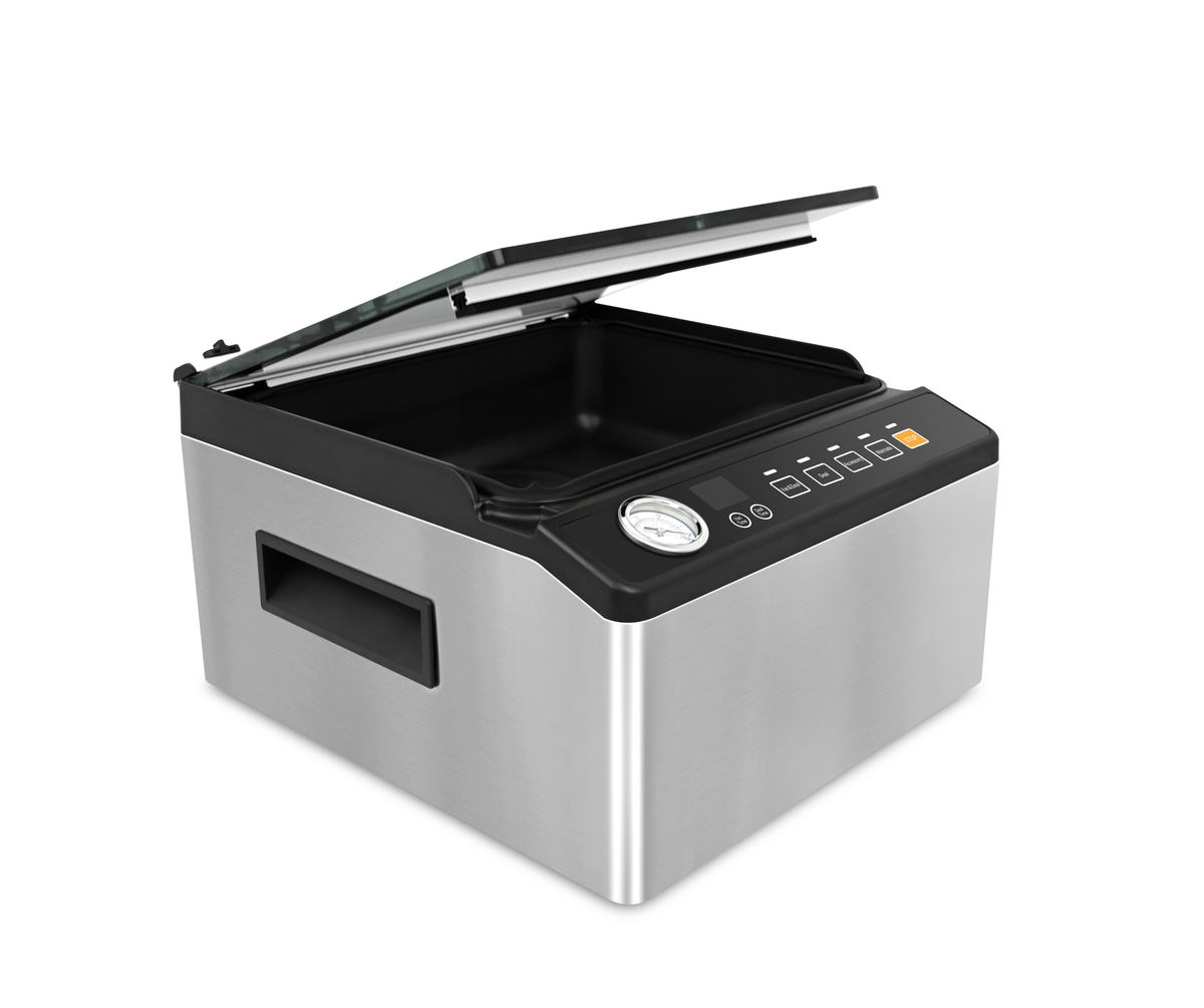 Commercial Stainless Steel Vacuum Sealer with Built-In Cutter