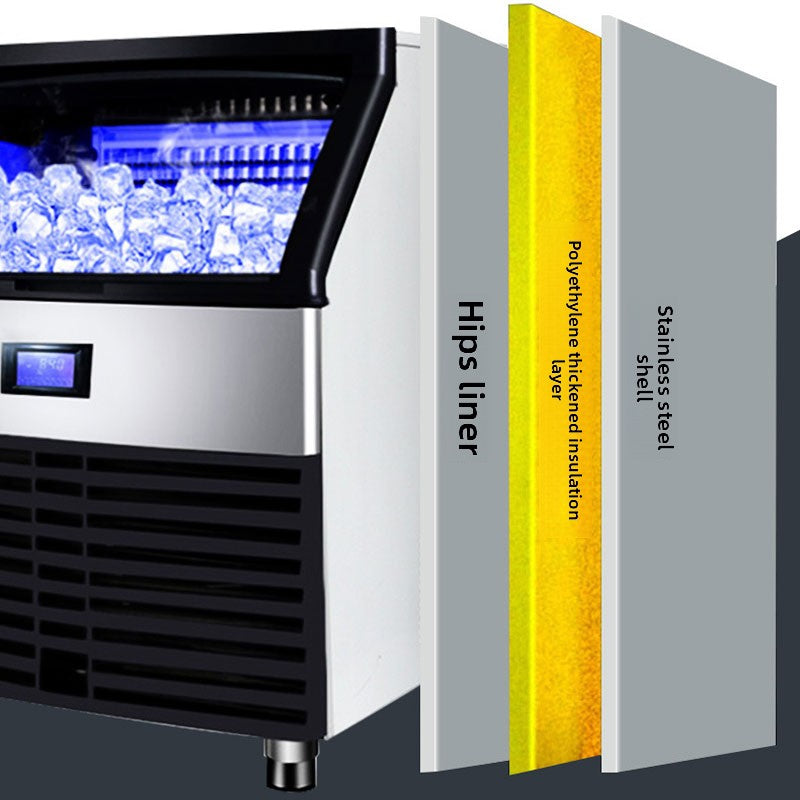 Commercial Automatic Cube Ice Maker — Air-Cooled, 80-120 kg/Day