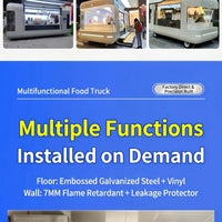 Commercial Mobile Food Trailer with Full Kitchen — BBQ &amp; Bar image preview