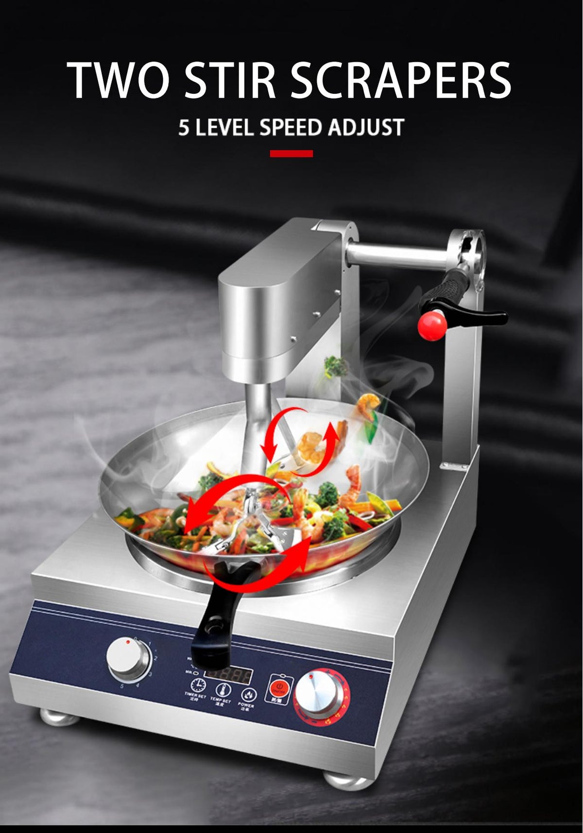 Automatic Stir-Fry Wok Cooking Machine — Commercial