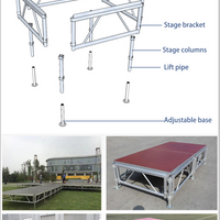 Portable Aluminum Stage Platform — Modular Concert & Event Staging image preview
