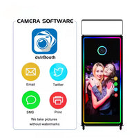 Magic Mirror Photo Booth with Camera, Flash &amp; Printer image preview