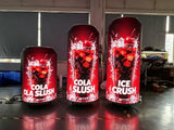 Can-Shaped Cylinder LED Video Display — Custom Digital Signage