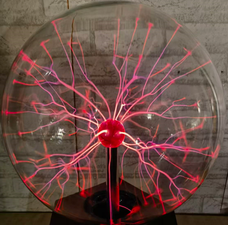 20-Inch Plasma Ball Lamp — Touch-Sensitive Lightning Globe