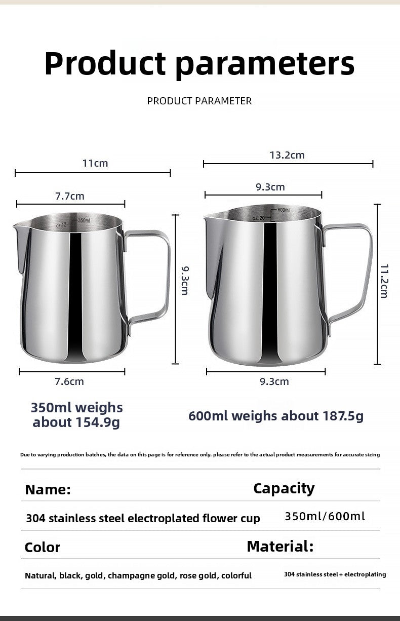 Stainless Steel Latte Art Milk Pitcher