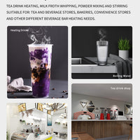Commercial Electric Milk Steamer — 5L Stainless Steel Steam Frother image preview