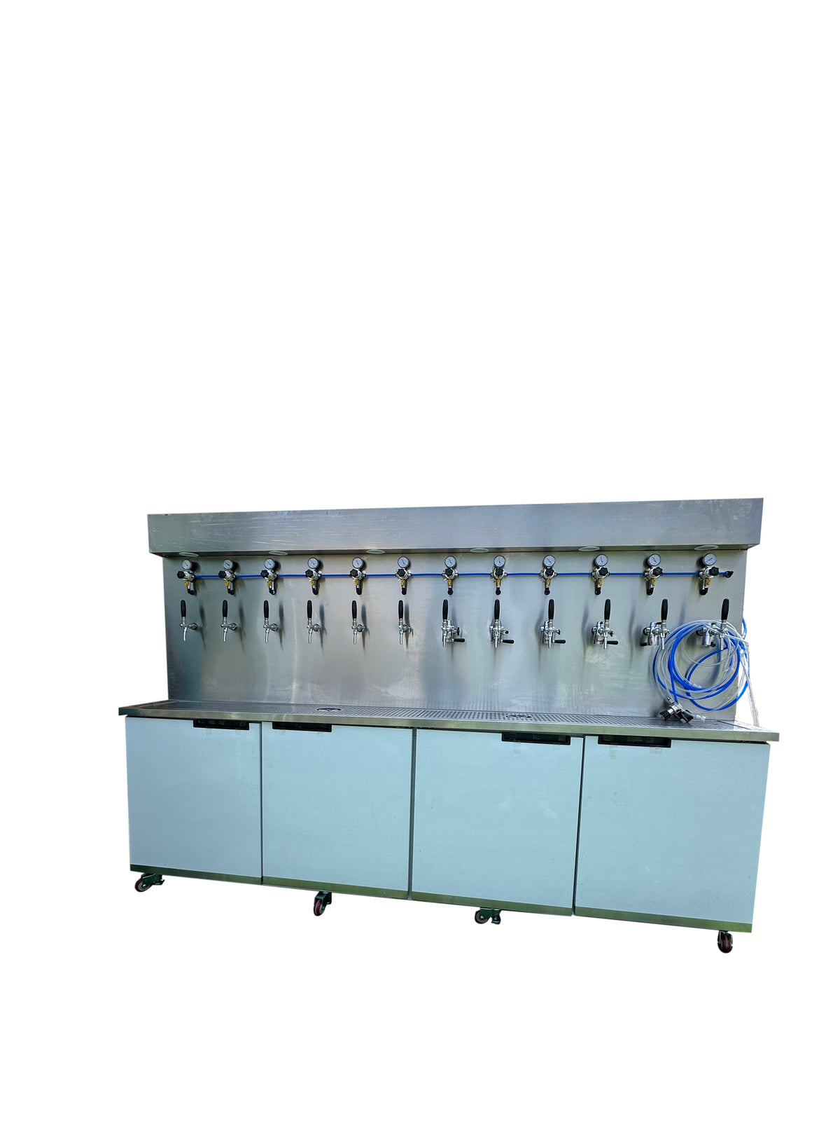 Commercial Draft Beer Dispenser — Stainless Steel Bar Station